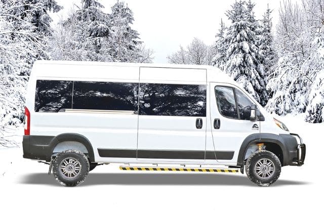 MoveMobility fourgon hivernal pour fauteuils roulants, édition trail