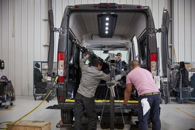 How to make a van wheelchair accessible conversion process