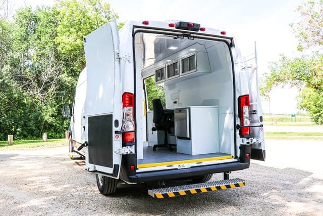 Fourgonnette de clinique médicale mobile