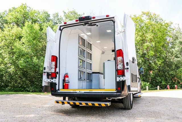Fourgonnette de clinique médicale mobile