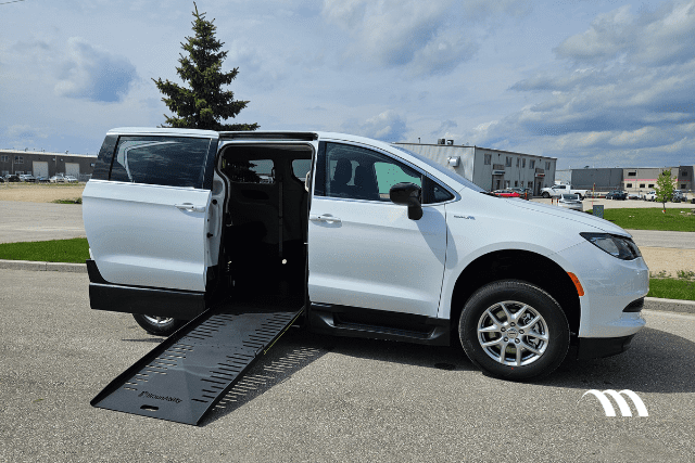 White Side Entry Chrysler Grand Caravan
