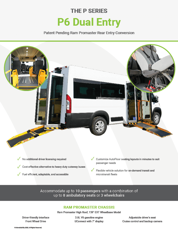 Front page of MoveMobility P6 brochure