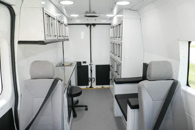 KSCS Outreach Van Full Interior View